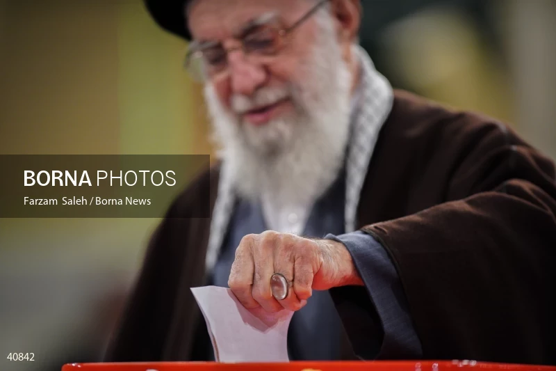 Leader casts his vote in Iran's Parliamentary & Assembly of Experts elections