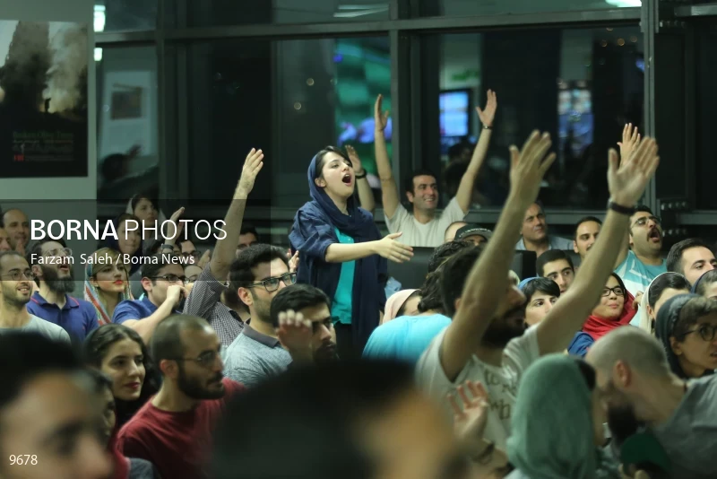 Iran Vs. Uzbekistan Football Match
