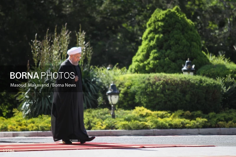 Hassan Rouhani welcomes Indian Prime Minister Narendra Modi