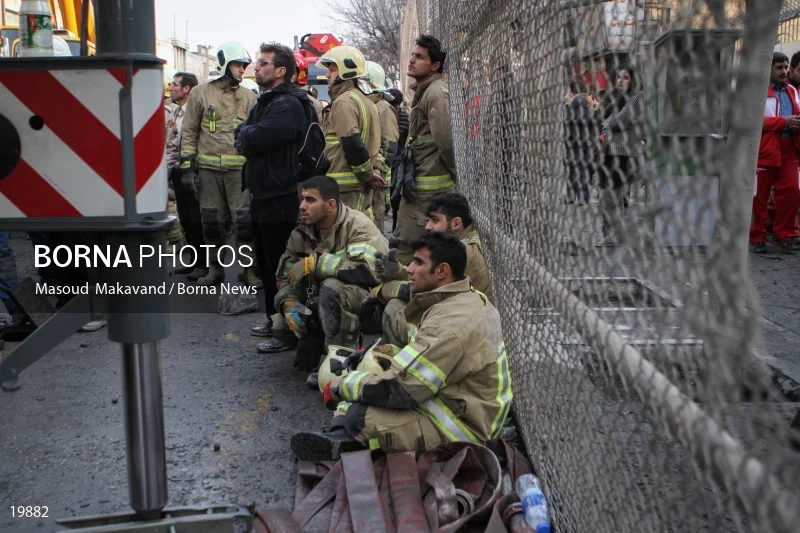 Tehran's Iconic Plasco Building Collapses After Fire