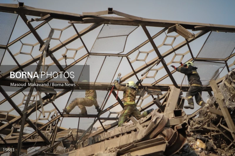 Tehran's Iconic Plasco Building Collapses After Fire