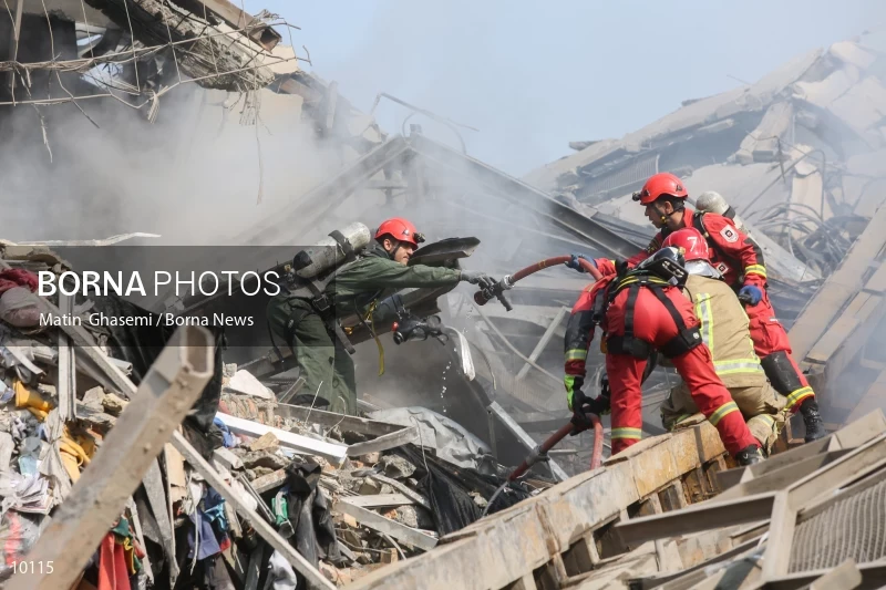 Tehran's Iconic Plasco Building Collapses After Fire