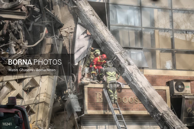 Tehran's Iconic Plasco Building Collapses After Fire