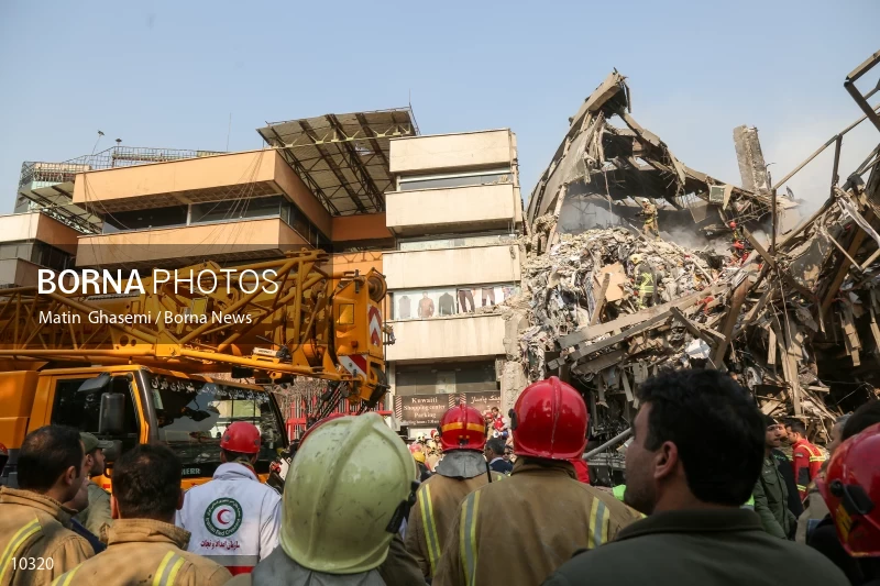 Tehran's Iconic Plasco Building Collapses After Fire