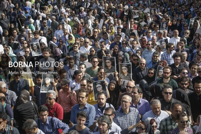 ceremony for Iranian film-maker Abbas Kiarostami
