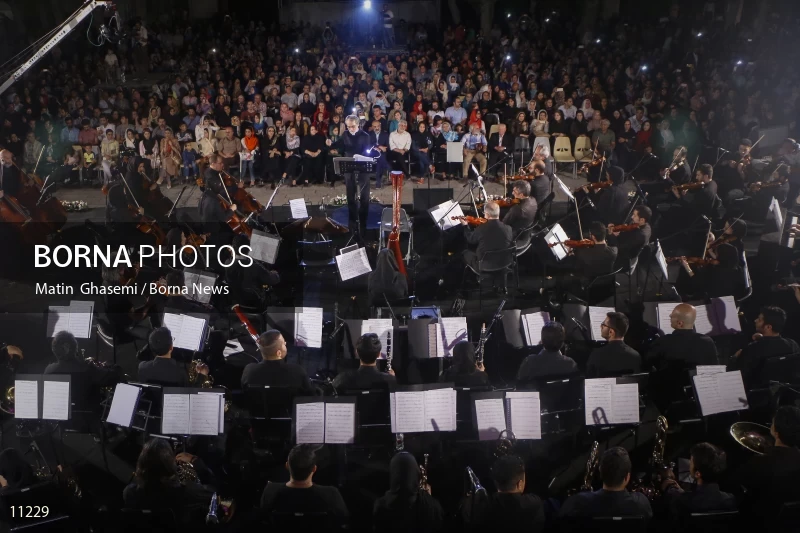 Tehran Symphony Orchestra concert at the Mashgh Square
