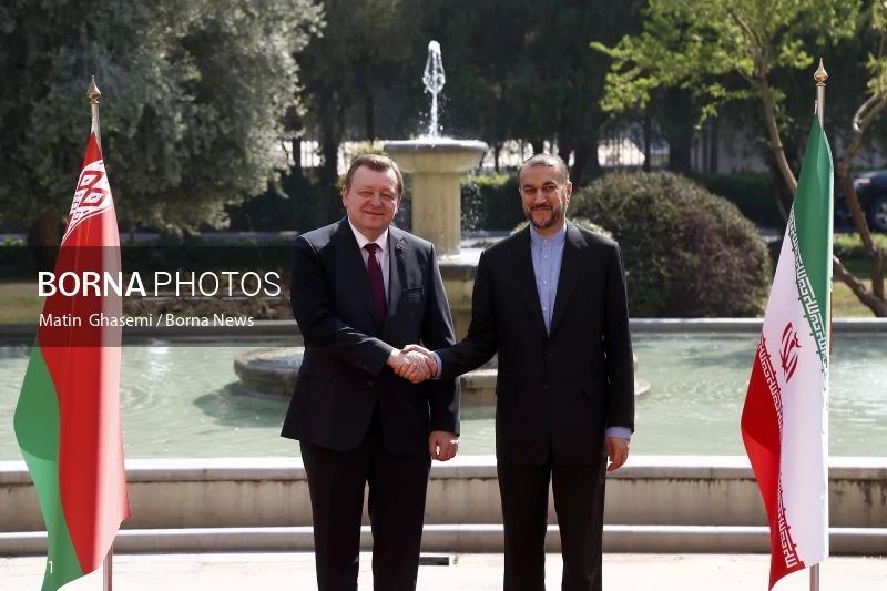 Meeting of foreign ministers of Iran and Belarus