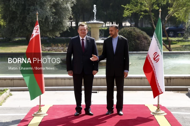Meeting of foreign ministers of Iran and Belarus