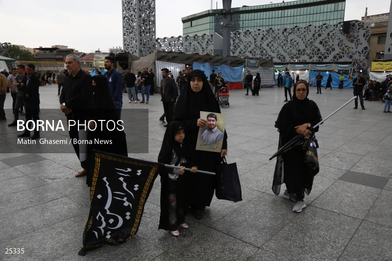 Commemoration ceremony of the martyrs of the Islamic Republic Army who defended syria