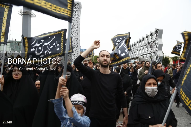 Commemoration ceremony of the martyrs of the Islamic Republic Army who defended syria