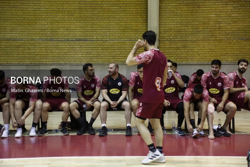 Training of the Iranian national handball team