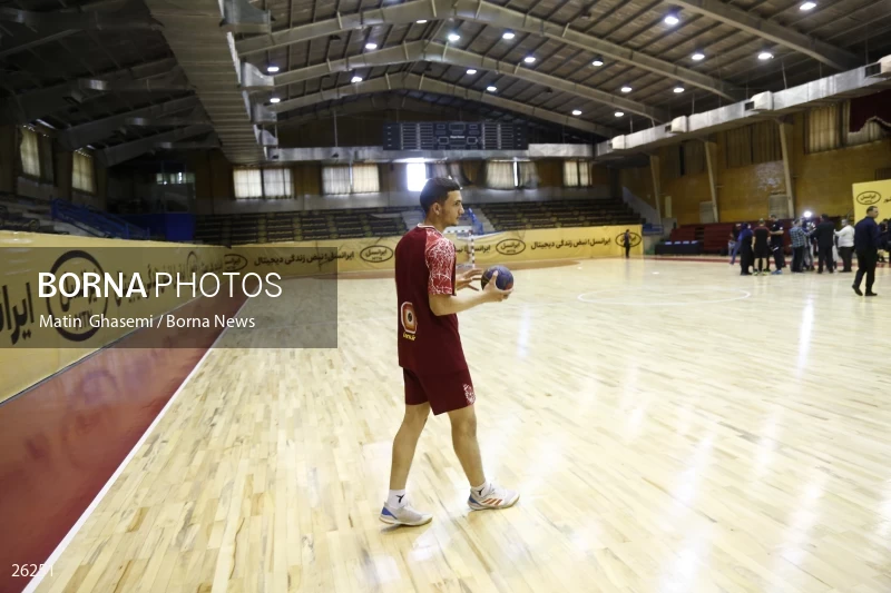Training of the Iranian national handball team