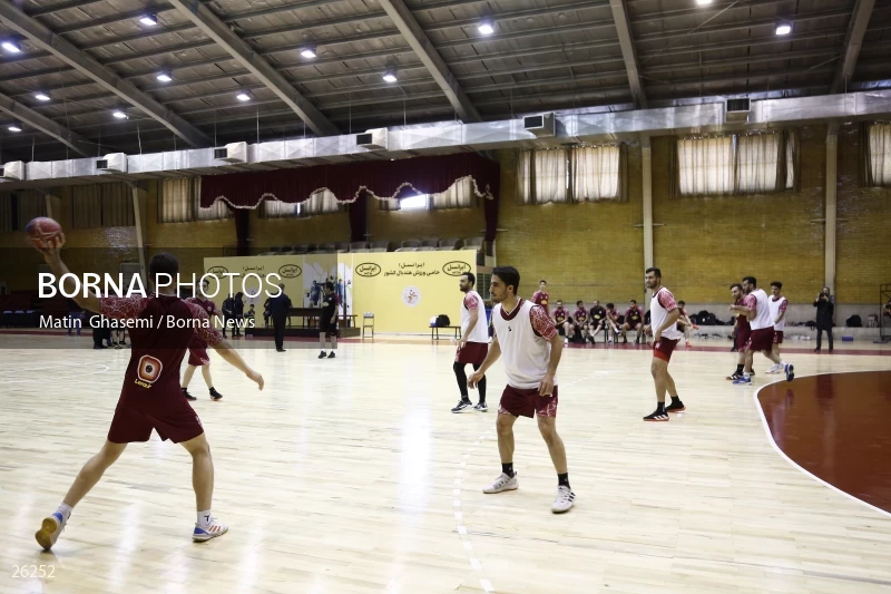 Training of the Iranian national handball team
