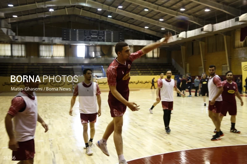 Training of the Iranian national handball team