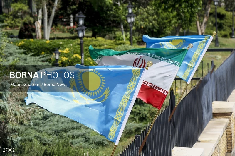 The arrival of the prime minister of Kazakhstan to Iran