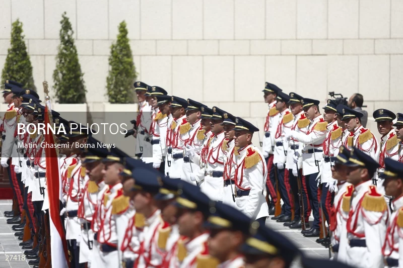 Bashar al-Assad's official welcome to the President of Iran Ebrahim Raisi