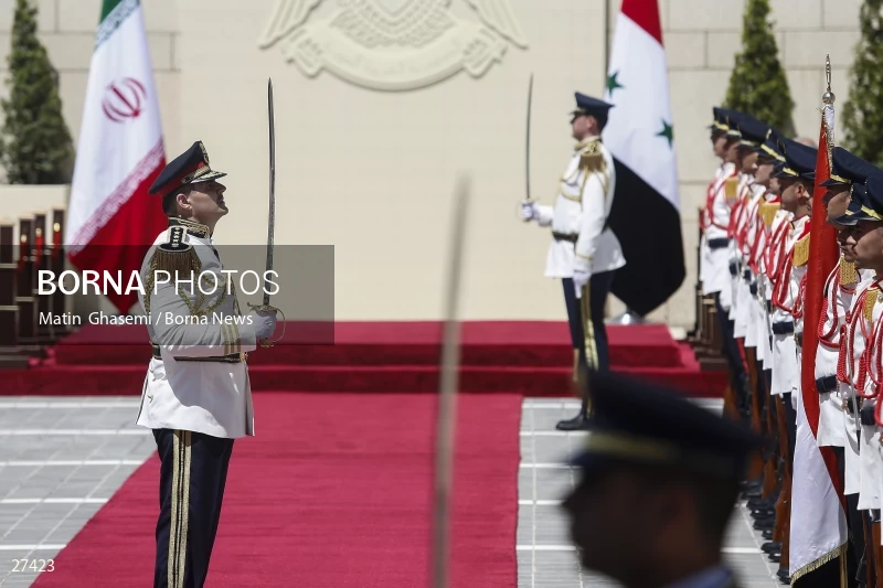 Bashar al-Assad's official welcome to the President of Iran Ebrahim Raisi