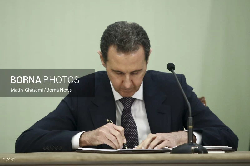 Signing of the comprehensive program of strategic and long-term cooperation between Iran and Syria