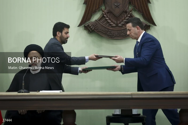 Signing of the comprehensive program of strategic and long-term cooperation between Iran and Syria