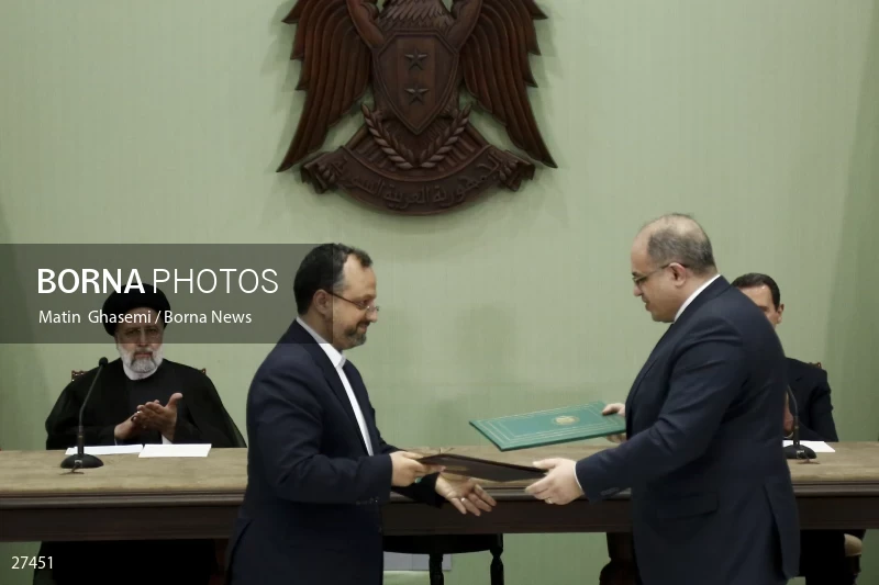 Signing of the comprehensive program of strategic and long-term cooperation between Iran and Syria