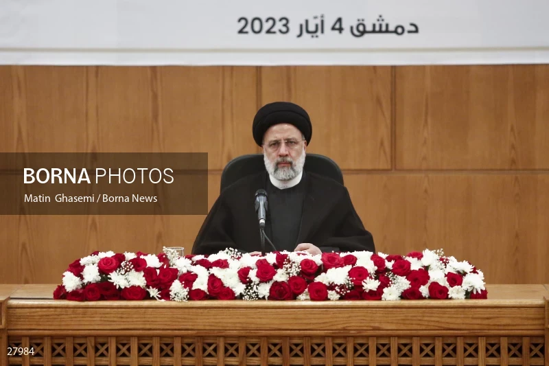 Ebrahim Raisi's meeting with businessmen and economic activists of Syria and Iran