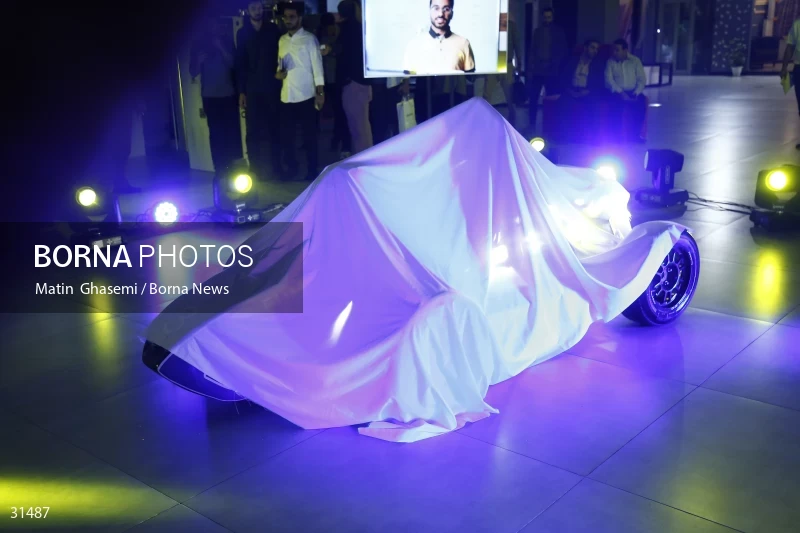 The unveiling of the Iranian Formula One car