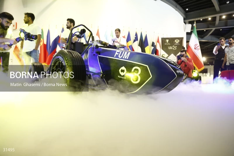 The unveiling of the Iranian Formula One car