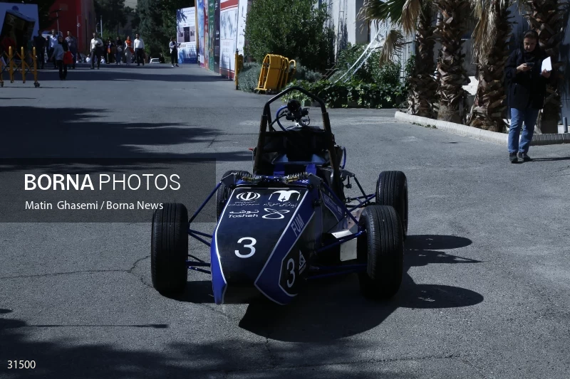 The unveiling of the Iranian Formula One car