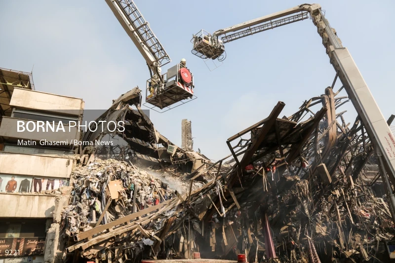 Tehran's Iconic Plasco Building Collapses After Fire