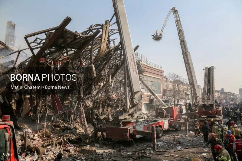 Tehran's Iconic Plasco Building Collapses After Fire