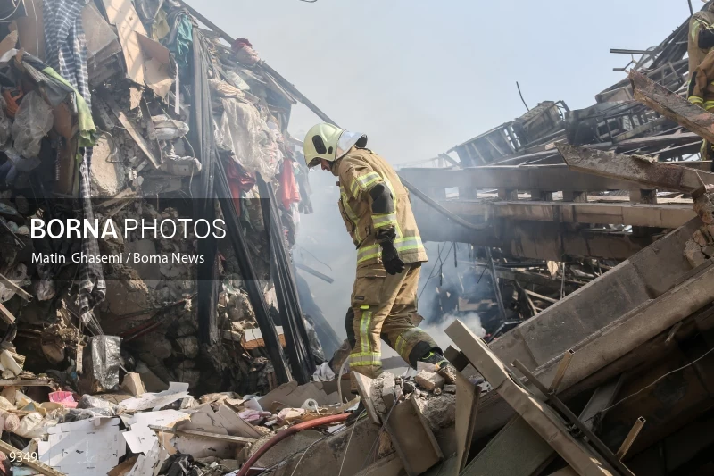 Tehran's Iconic Plasco Building Collapses After Fire