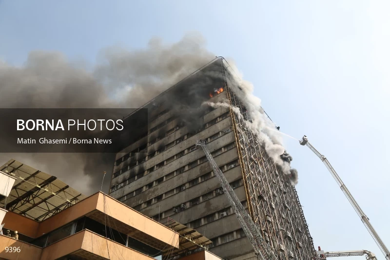 Tehran's Iconic Plasco Building Collapses After Fire