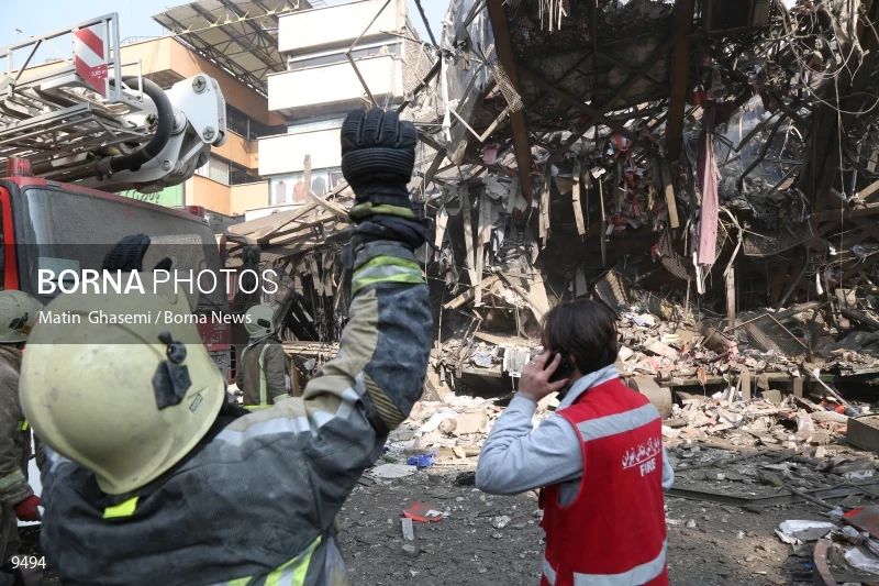 Tehran's Iconic Plasco Building Collapses After Fire