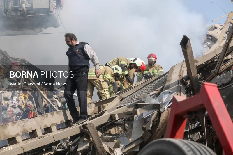Tehran's Iconic Plasco Building Collapses After Fire