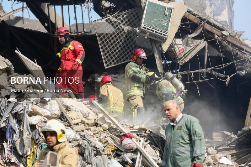 Tehran's Iconic Plasco Building Collapses After Fire