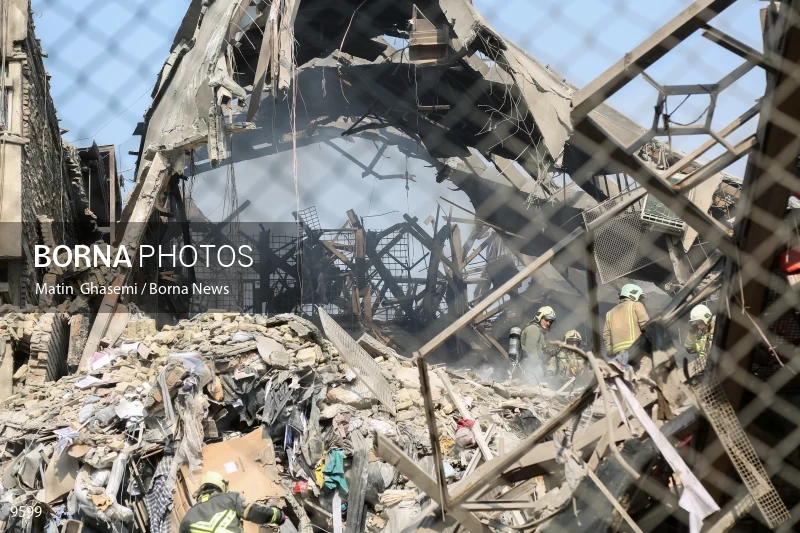 Tehran's Iconic Plasco Building Collapses After Fire