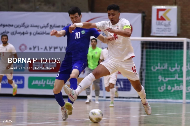 Iran Vs Uzbekistan Friendly Futsal match
