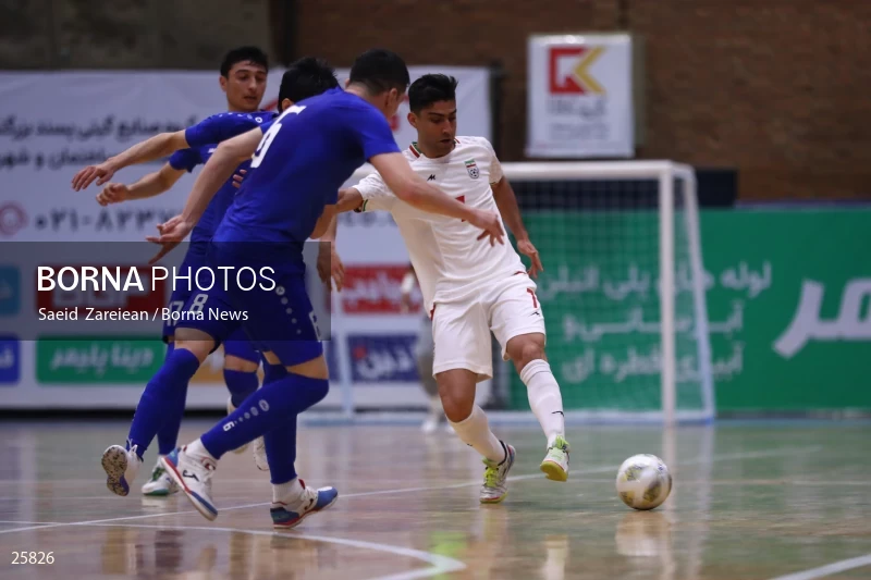Iran Vs Uzbekistan Friendly Futsal match