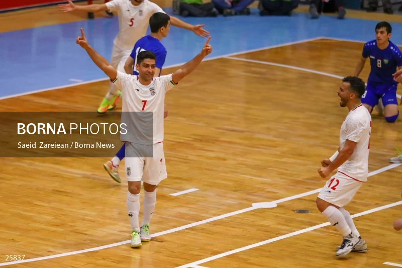 Iran Vs Uzbekistan Friendly Futsal match