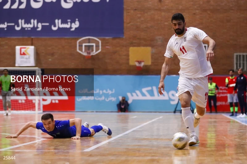 Iran Vs Uzbekistan Friendly Futsal match