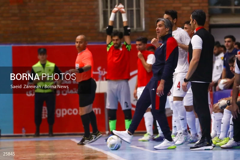 Iran Vs Uzbekistan Friendly Futsal match