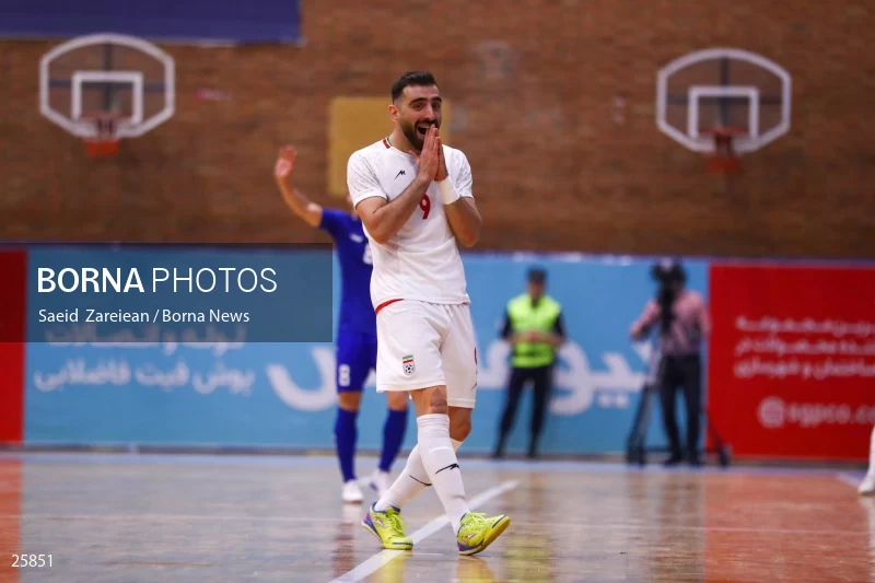 Iran Vs Uzbekistan Friendly Futsal match
