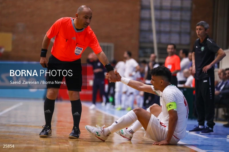 Iran Vs Uzbekistan Friendly Futsal match