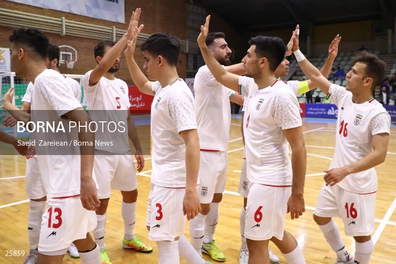 Iran Vs Uzbekistan Friendly Futsal match