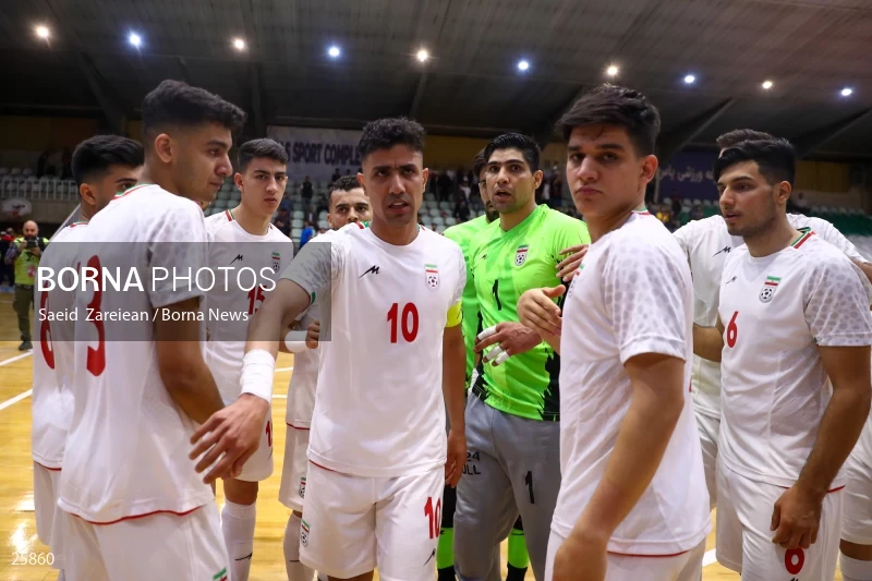 Iran Vs Uzbekistan Friendly Futsal match