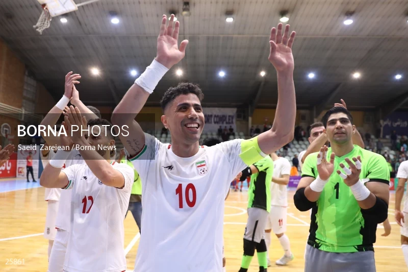 Iran Vs Uzbekistan Friendly Futsal match