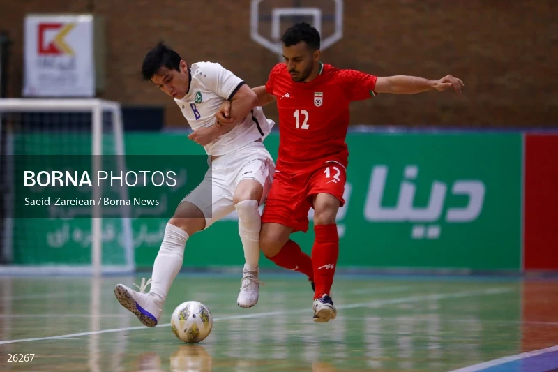 Iran Vs Uzbekistan Friendly Futsal match