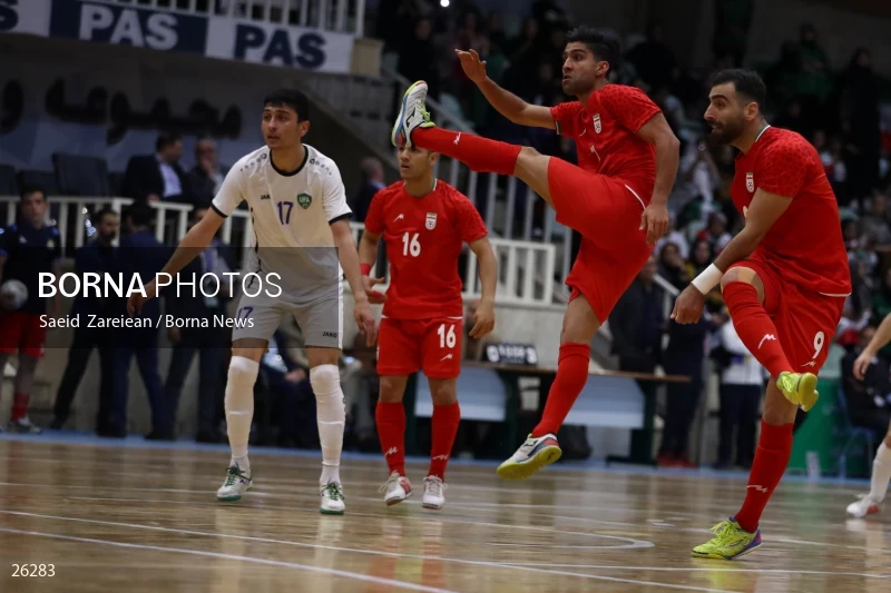 Iran Vs Uzbekistan Friendly Futsal match