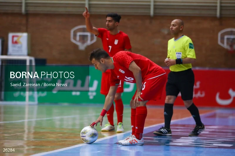 Iran Vs Uzbekistan Friendly Futsal match