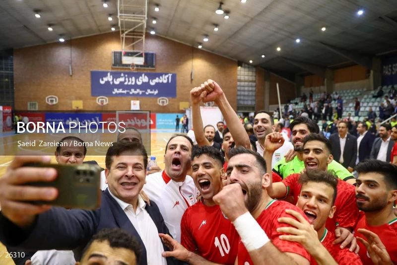 Iran Vs Uzbekistan Friendly Futsal match